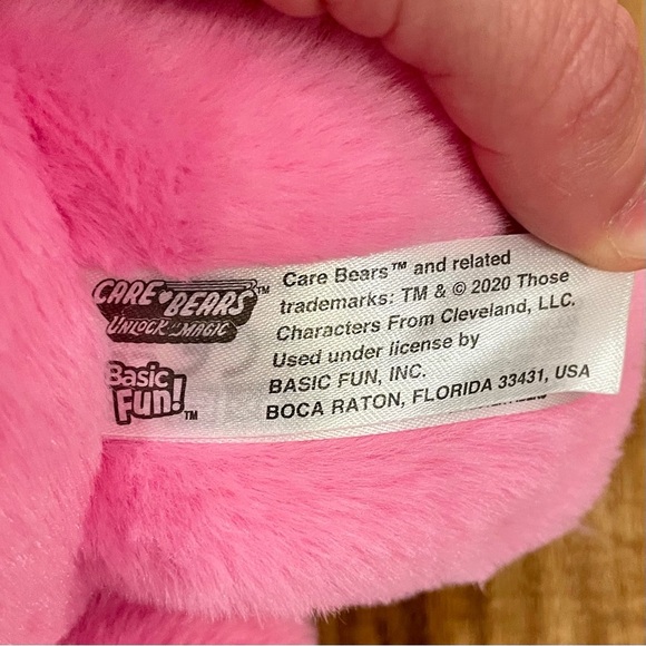Care Bears Cheer Bear Plush 2020 Stuffed Animal 13” Rainbow Pink - Picture 10 of 10